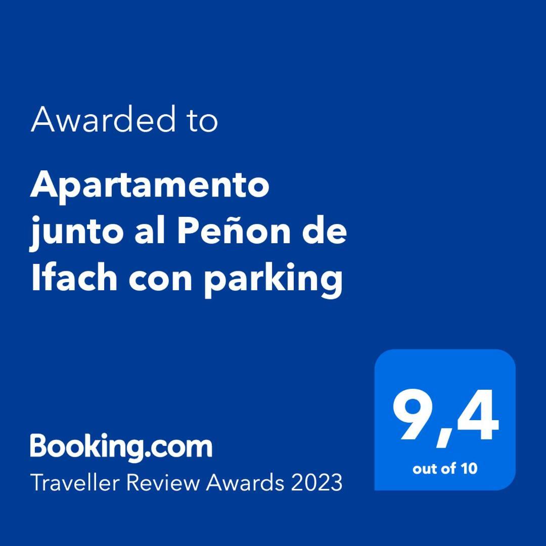 Apartamento Junto Al Penon De Ifach Con Parking كاليبي المظهر الخارجي الصورة